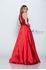 Designer Milano Formals lace long prom dress.