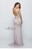 Designer Milano Formals lace long prom dress.