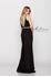 Designer Milano Formals lace long prom dress.
