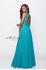 Designer Milano Formals lace long prom dress.