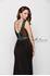 Designer Milano Formals lace long prom dress.