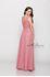 Designer Milano Formals lace long prom dress.