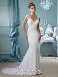 2016 Enchanting Lace Trumpet Wedding Gown Collection By Mon Cheri