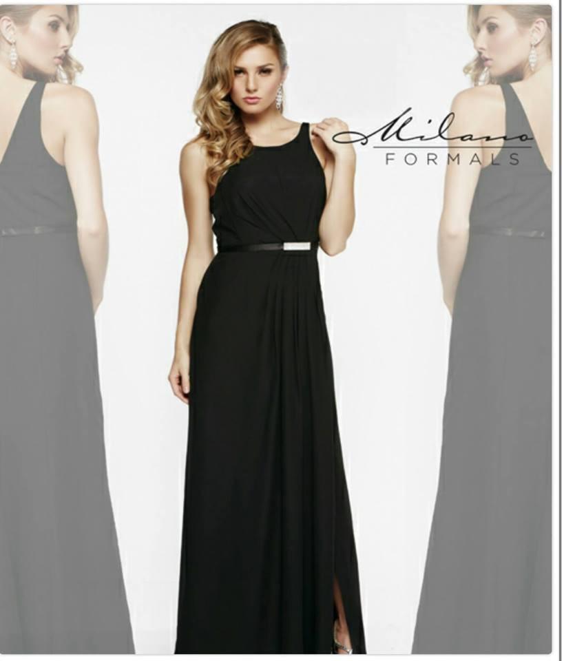 Chiffon lace long bridesmaid dress.