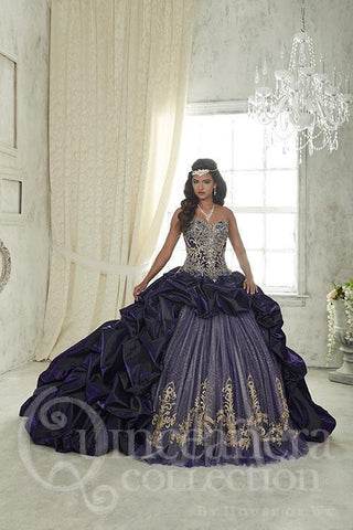 Beautiful quinceanera, sweet 16, engagement ball gown dress by designer House of Wu