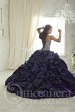 Beautiful quinceanera, sweet 16, engagement ball gown dress by designer House of Wu