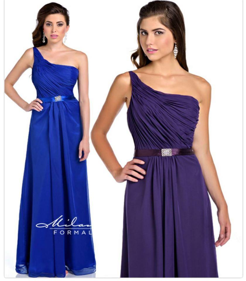 Chiffon lace long bridesmaid dress.