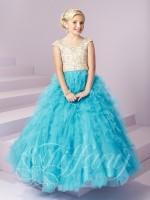 Beautiful Pageant, Flower Girl,  ball gown dress by Tiffany Princess