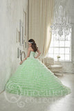 Beautiful quinceanera, sweet 16, engagement ball gown dress designed by House of Wu