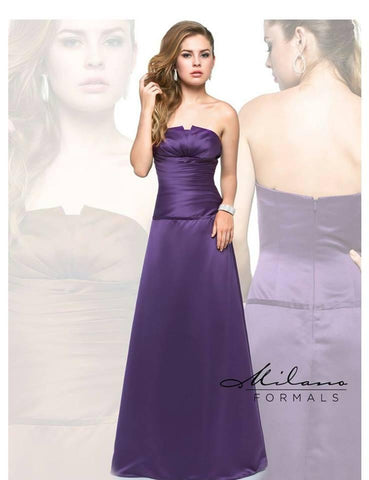 Chiffon lace long bridesmaid dress.