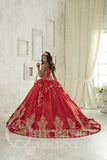 Beautiful quinceanera, sweet 16, engagement ball gown dress by designer House of Wu