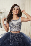 Beautiful Two Pieces quinceanera, sweet 16, engagement ball gown dress designed by House of Wu