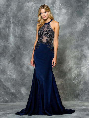 48''FAILLE DRESS WITH SCARF