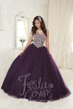 Beautiful quinceanera, sweet 16, engagement ball gown dress designed by House of Wu