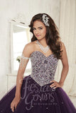 Beautiful quinceanera, sweet 16, engagement ball gown dress designed by House of Wu