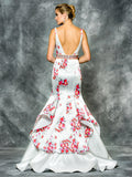 48" PRINT MIKADO DRESS