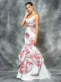 48" PRINT MIKADO DRESS