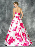 48" PRINT MIKADO DRESS/SCARF