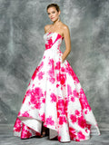 48" PRINT MIKADO DRESS/SCARF