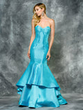 48"MIKADO DRESS WITH SCARF