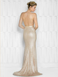48''SEQUIN FABRIC DRESS