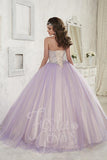 Beautiful quinceañera, sweet 16, engagement ball gown dress by designer House of Wu