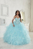 Beautiful quinceanera, sweet 16, engagement ball gown dress designed by House of Wu