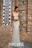 Prom & Evening Lace Satin Dress