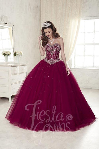 Beautiful quinceanera, sweet 16, engagement ball gown dress designed by House of Wu