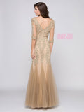 Mother Of The Bride Lace satin chiffon Long Dress.