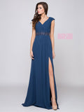Mother Of The Bride Lace satin chiffon Long Dress.
