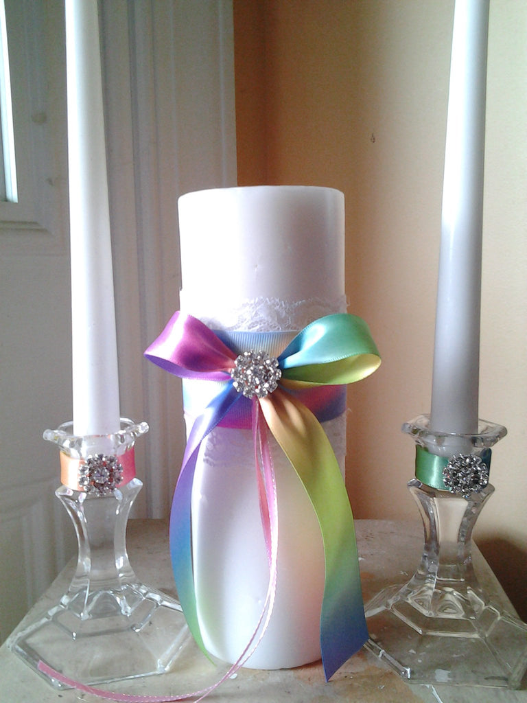 Wedding accessories unity candle set