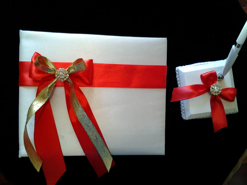 Wedding accessories guest book