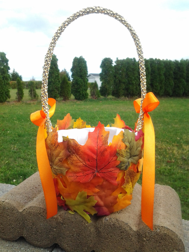 Wedding accessories flower girl basket
