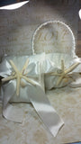 Wedding accessories flower girl basket & ring bearer pillow