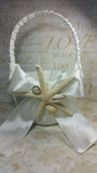 Wedding accessories flower girl basket & ring bearer pillow