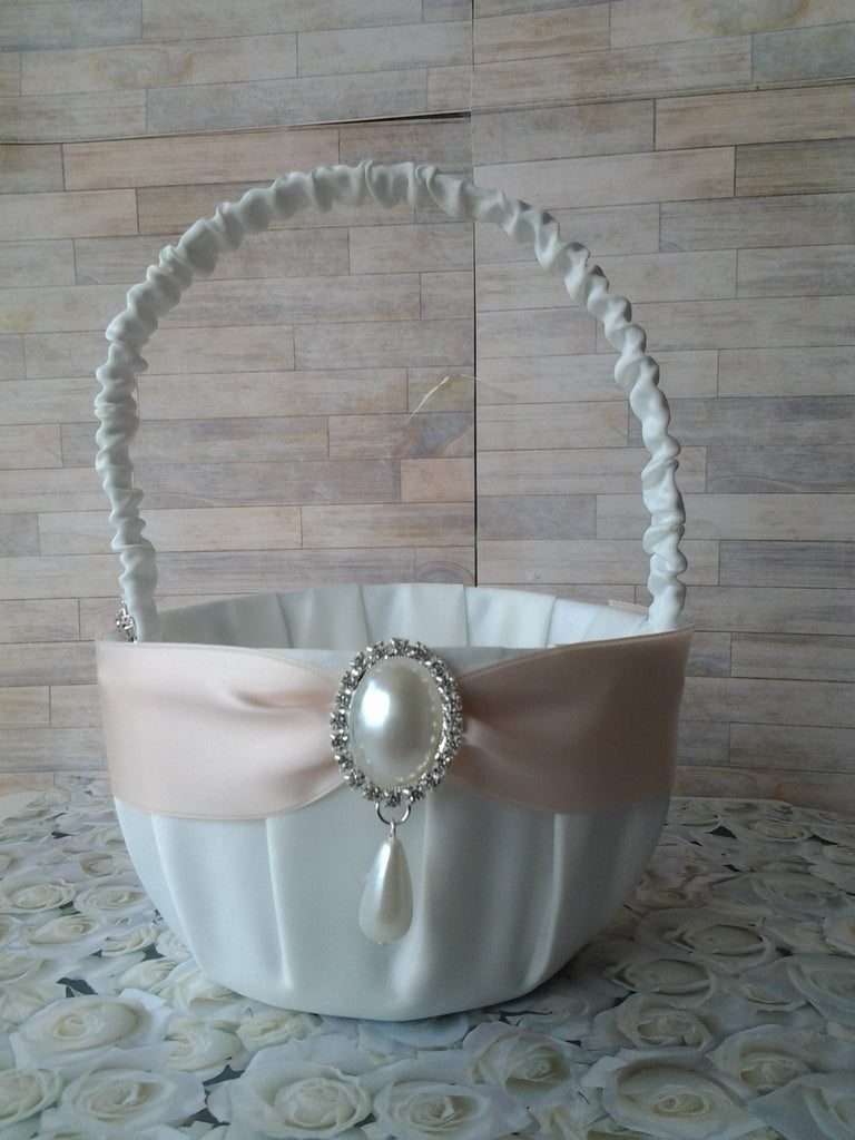 Wedding accessories flower girl basket