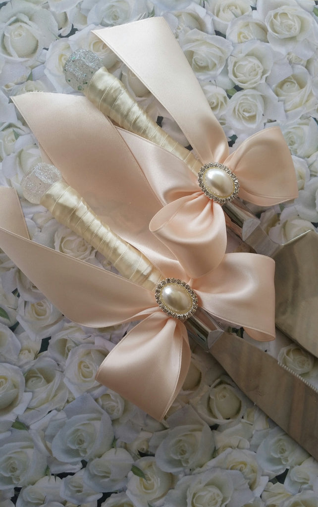 Wedding accessories cake server knife set