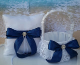 Wedding accessories flower girl basket & ring bearer pillow