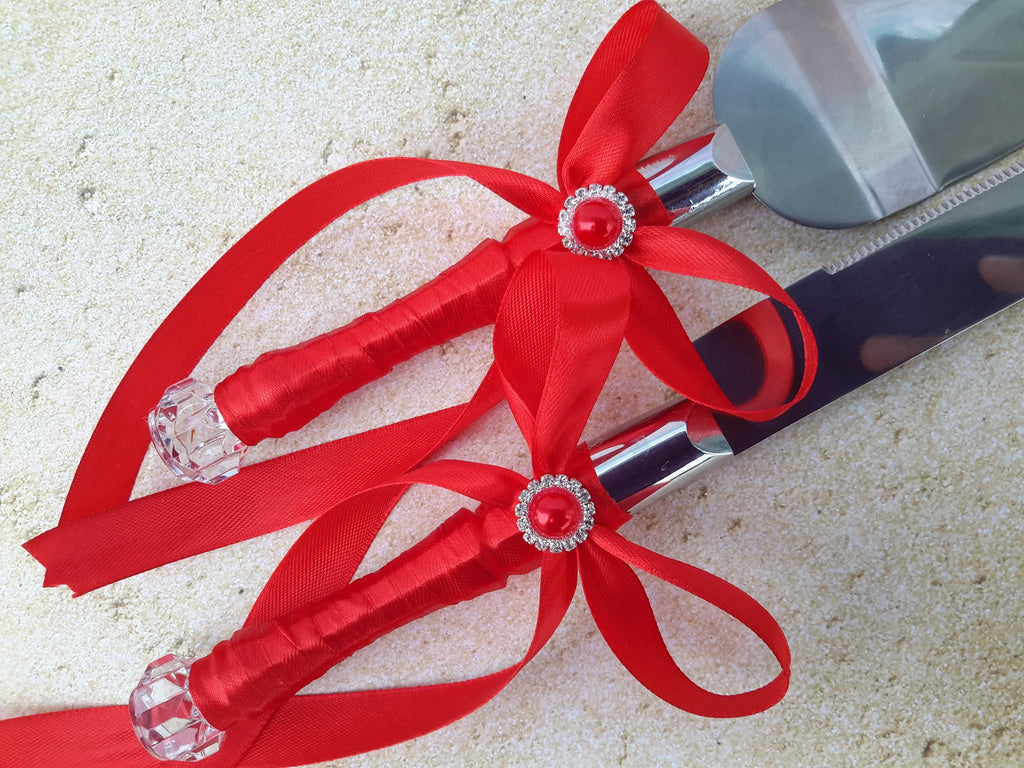Wedding accessories cake server knife set