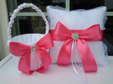 Wedding accessories flower girl basket & ring bearer pillow
