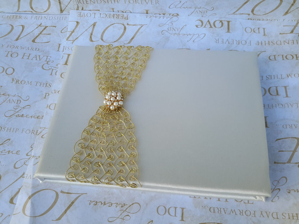 Wedding accessories guest book
