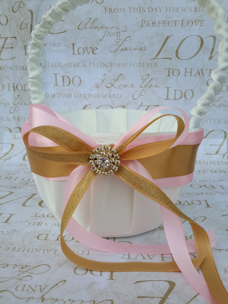 Wedding accessories flower girl basket