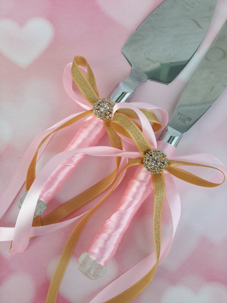 Wedding accessories cake server set