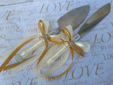 Wedding accessories cake server set