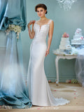 Designer lace chiffon satin tulle A-line ball gown wedding dress