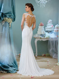 Designer lace chiffon satin tulle A-line ball gown wedding dress