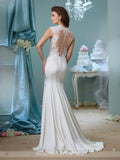 Designer lace chiffon satin tulle A-line ball gown wedding dress