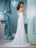 Designer lace chiffon satin tulle A-line ball gown wedding dress