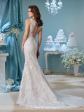 Designer lace chiffon satin tulle A-line ball gown wedding dress